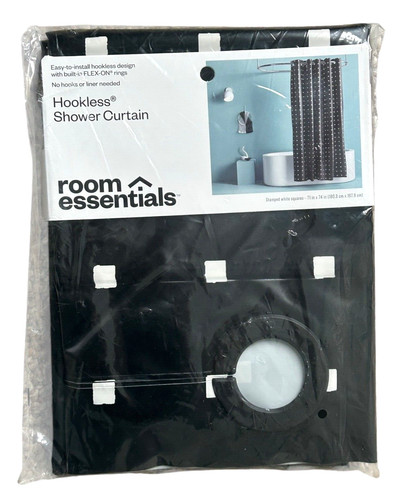 Shower curtain hookless uses - hookless,