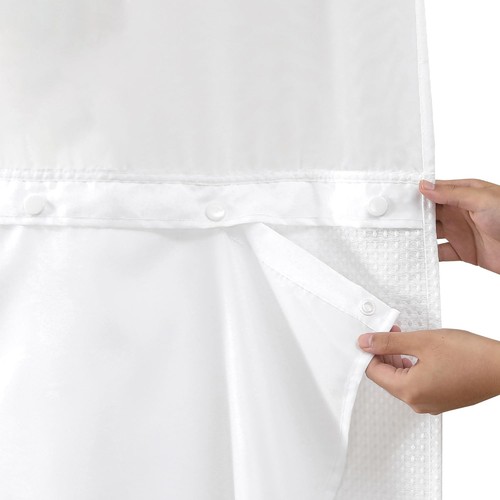 Hookless shower curtain with - hookless,